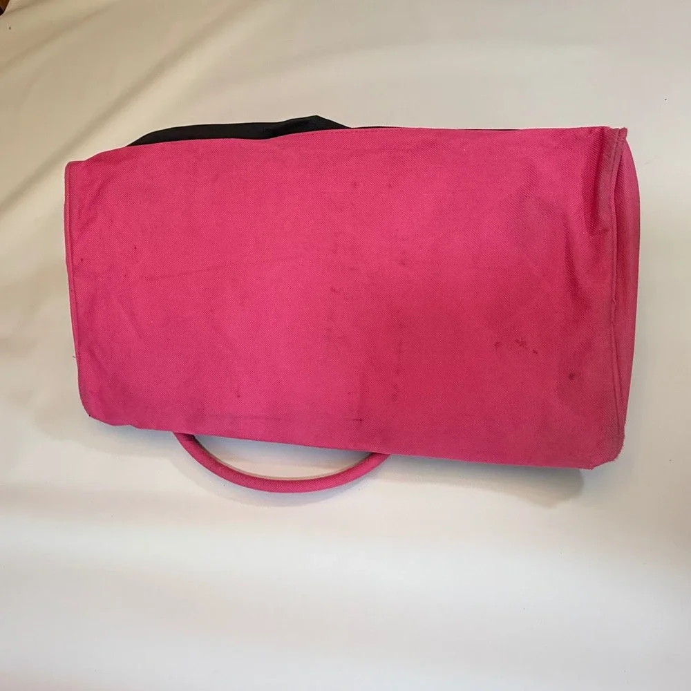 VTG Disney High School Musical 2 Duffel Bag Pink Black Y2K 2000s Movie Merch Bag